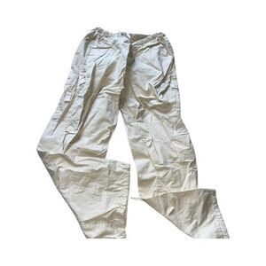 Women's Cream and Tan Trousers